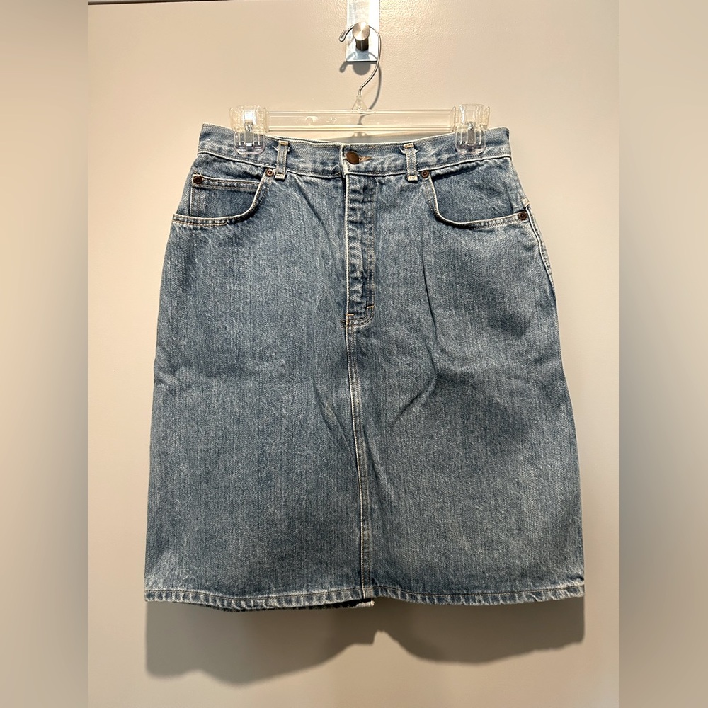 Vintage denim skirt